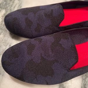 Rothy's The Loafer - Dark Blue Camo, Women's Size 12